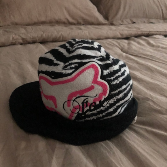 pink fox racing hat